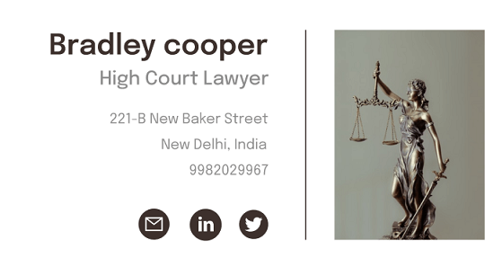 Lawyer template preview