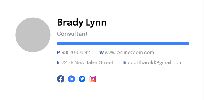 Consultant template preview