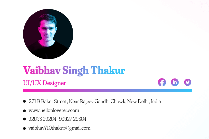 UI/UX Designer template preview